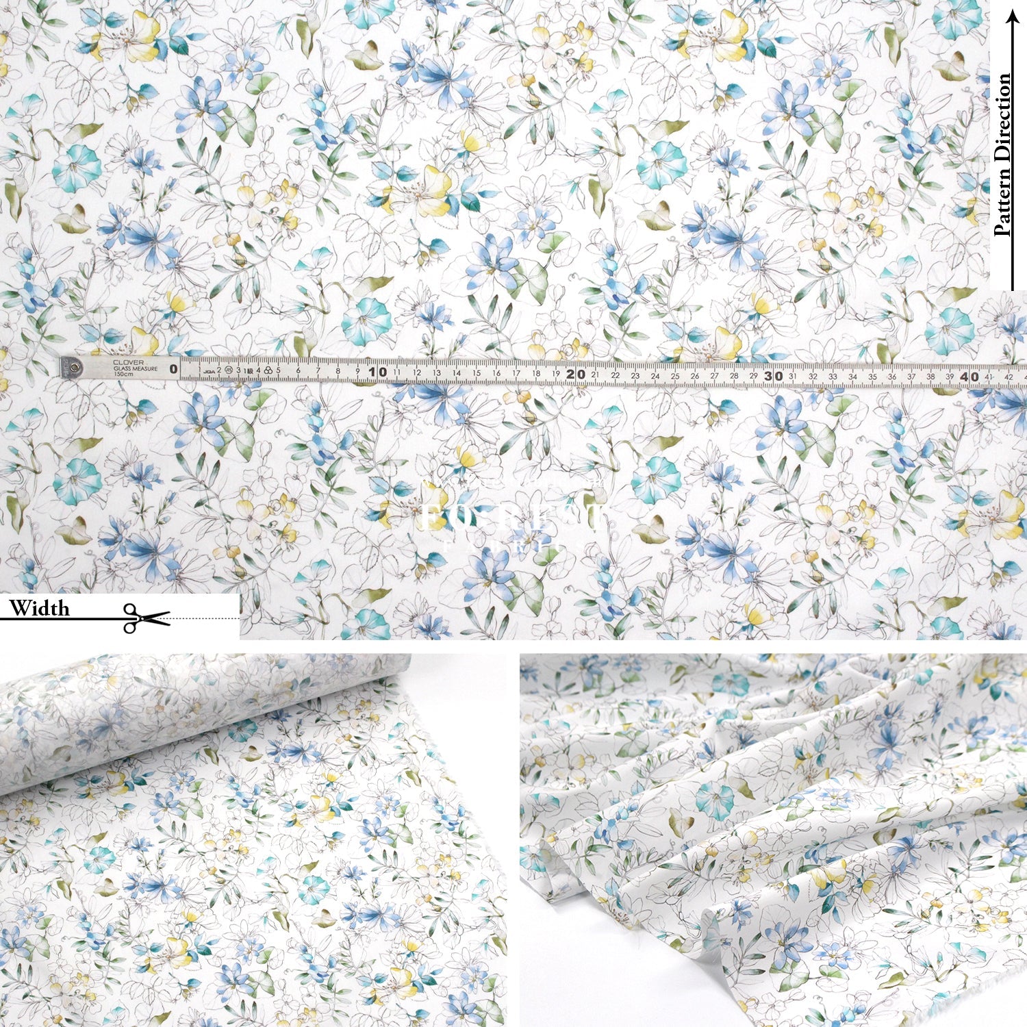 Liberty of London (Cotton Tana Lawn Fabric) - Sophie Anne B - FO:REST Fabric 布恩堂Liberty fabrictana lawnjapanese fabricykk zipper