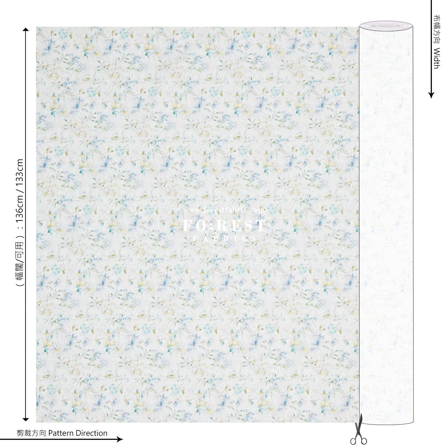 Liberty of London (Cotton Tana Lawn Fabric) - Sophie Anne B - FO:REST Fabric 布恩堂Liberty fabrictana lawnjapanese fabricykk zipper