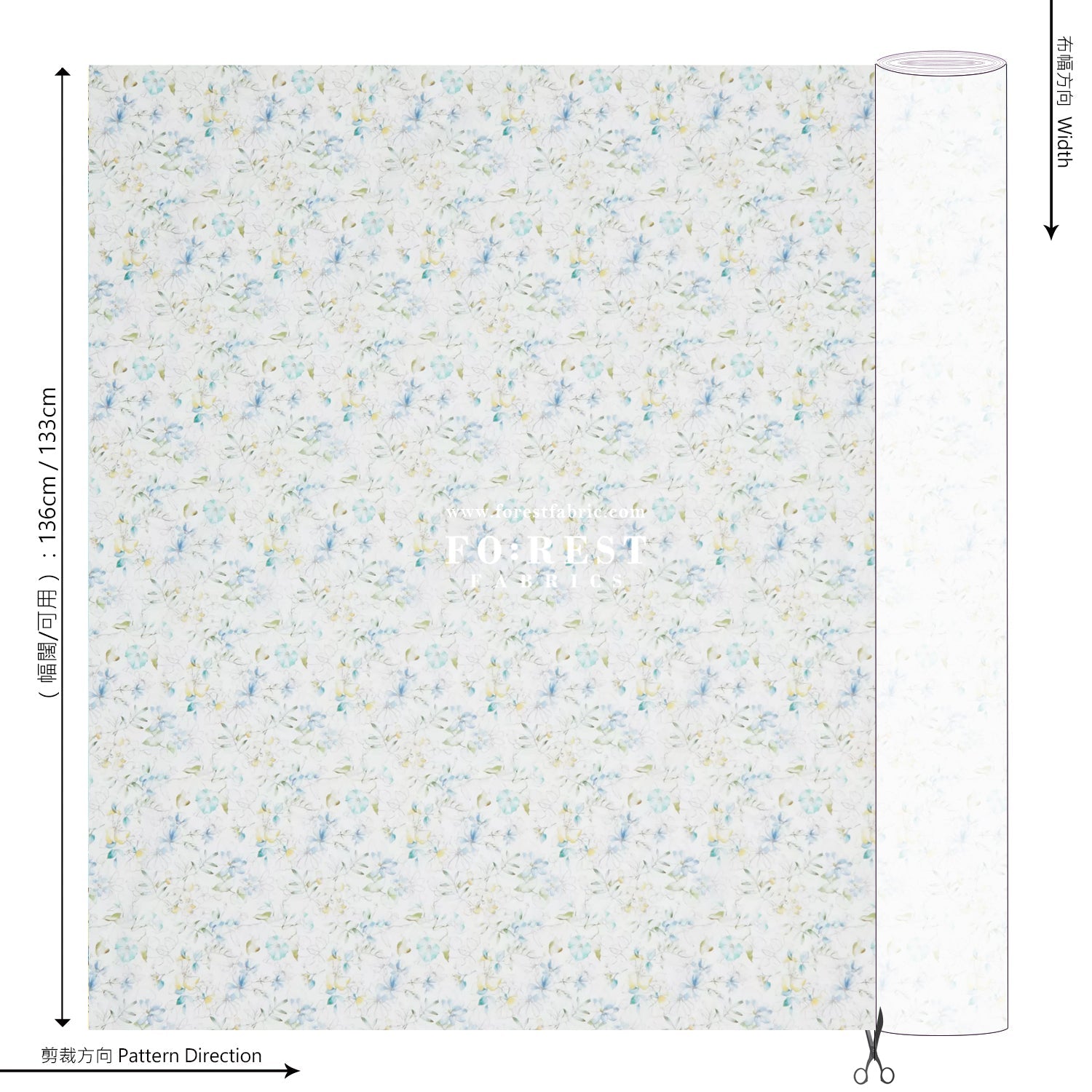 Liberty of London (Cotton Tana Lawn Fabric) - Sophie Anne B - FO:REST Fabric 布恩堂Liberty fabrictana lawnjapanese fabricykk zipper