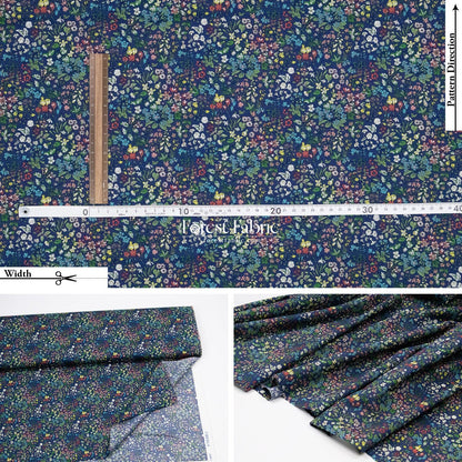 Liberty of London (Cotton Tana Lawn Fabric) - Spring Flowers - FO:REST Fabric 布恩堂Liberty fabrictana lawnjapanese fabricykk zipper