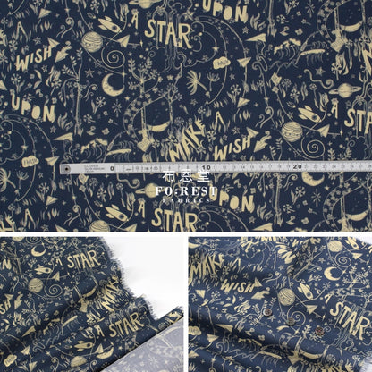 Liberty Of London (Cotton Tana Lawn Fabric) - Star Wishes Cotton