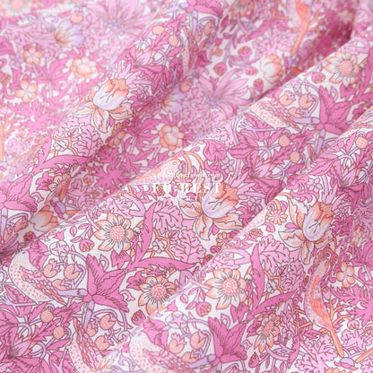 Liberty of London (Cotton Tana Lawn Fabric) - Strawberry thief spring Metalic E - FO:REST Fabric 布恩堂Liberty fabrictana lawnjapanese fabricykk zipper