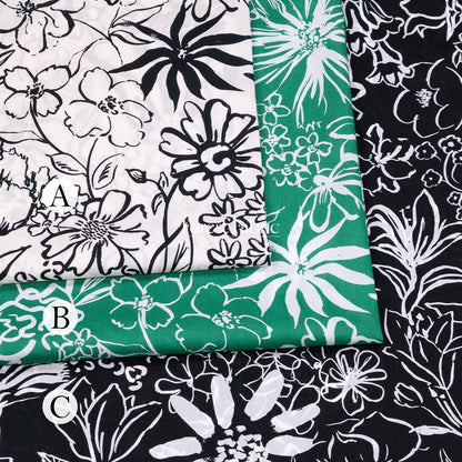 Liberty of London (Cotton Tana Lawn Fabric) - Studio Florals - FO:REST Fabric 布恩堂Liberty fabrictana lawnjapanese fabricykk zipper
