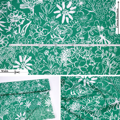 Liberty of London (Cotton Tana Lawn Fabric) - Studio Florals - FO:REST Fabric 布恩堂Liberty fabrictana lawnjapanese fabricykk zipper
