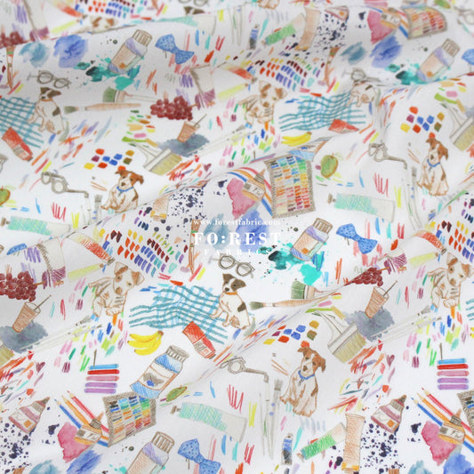 Liberty of London (Cotton Tana Lawn Fabric) - Studio - FO:REST Fabric 布恩堂Liberty fabrictana lawnjapanese fabricykk zipper