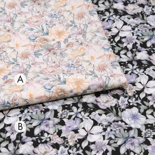 Liberty of London (Cotton Tana Lawn Fabric) - Summer Garden - FO:REST Fabric 布恩堂Liberty fabrictana lawnjapanese fabricykk zipper