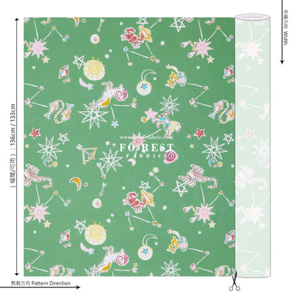Liberty of London (Cotton Tana Lawn Fabric) - Surrealist Sky - FO:REST Fabric 布恩堂Liberty fabrictana lawnjapanese fabricykk zipper
