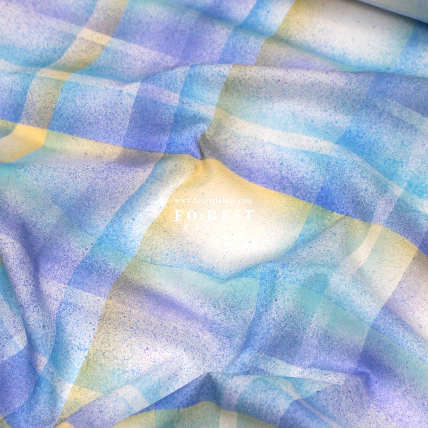 Liberty of London (Cotton Tana Lawn Fabric) - technicolour check C - FO:REST Fabric 布恩堂Liberty fabrictana lawnjapanese fabricykk zipper