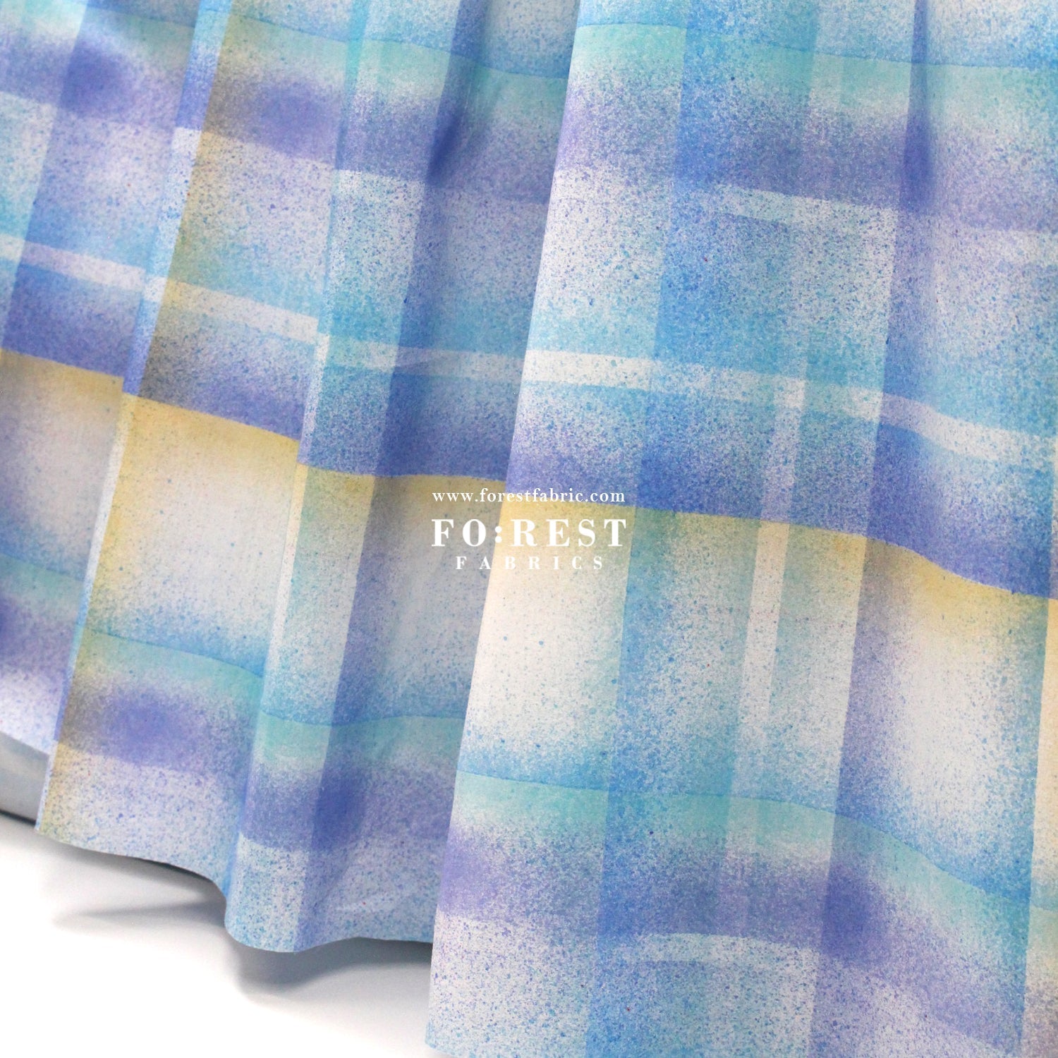 Liberty of London (Cotton Tana Lawn Fabric) - technicolour check C - FO:REST Fabric 布恩堂Liberty fabrictana lawnjapanese fabricykk zipper