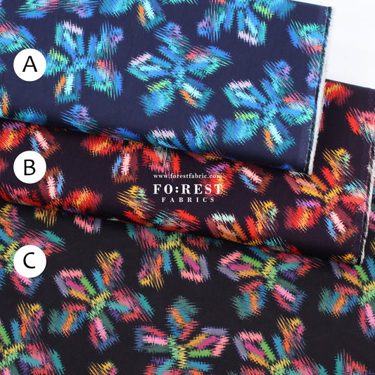 Liberty of London (Cotton Tana Lawn Fabric) - Techno Beat - FO:REST Fabric 布恩堂Liberty fabrictana lawnjapanese fabricykk zipper