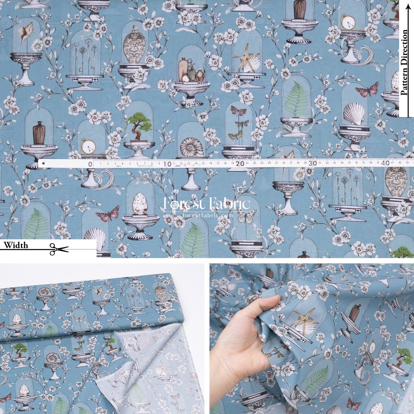Liberty of London (Cotton Tana Lawn Fabric) - The collector - FO:REST Fabric 布恩堂Liberty fabrictana lawnjapanese fabricykk zipper
