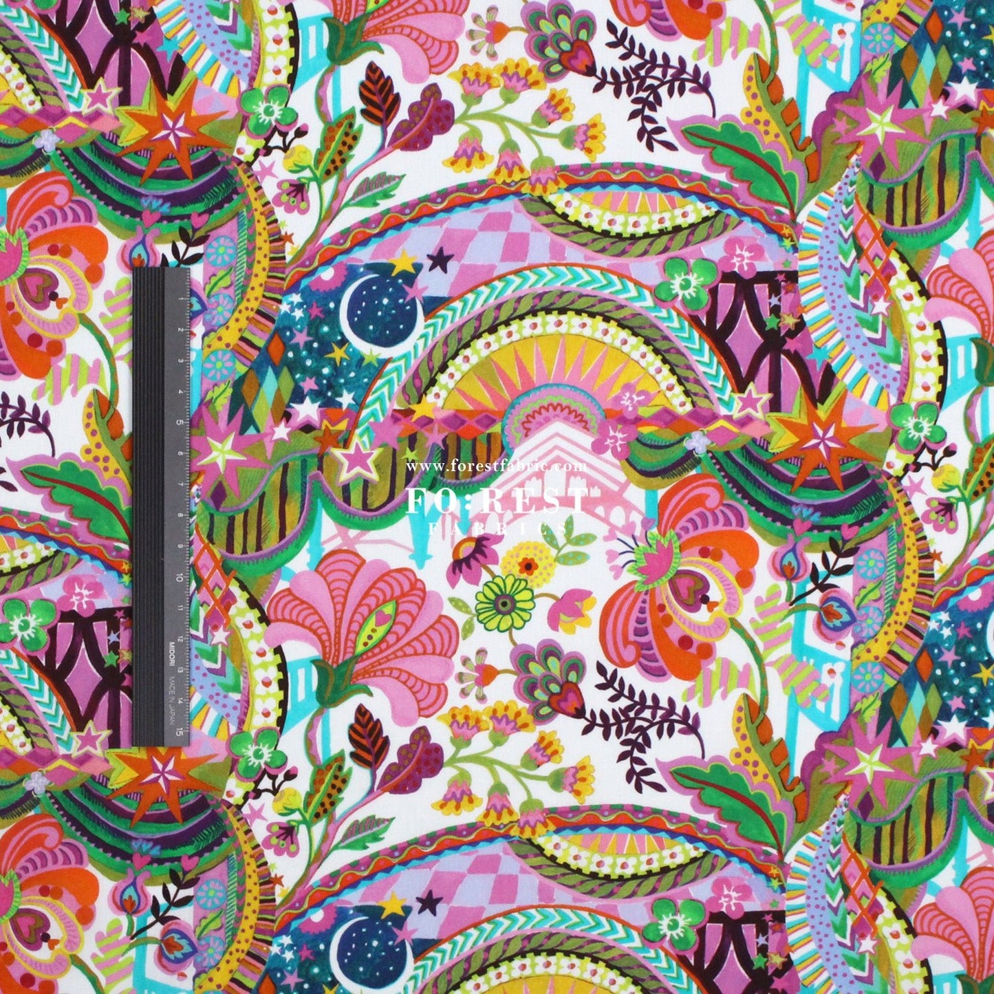 Liberty of London (Cotton Tana Lawn Fabric) - The liberty Stage - FO:REST Fabric 布恩堂Liberty fabrictana lawnjapanese fabricykk zipper