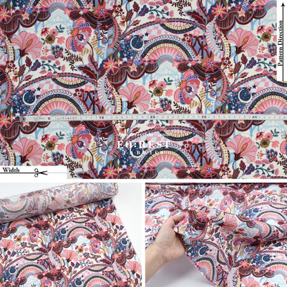 Liberty of London (Cotton Tana Lawn Fabric) - The liberty Stage - FO:REST Fabric 布恩堂Liberty fabrictana lawnjapanese fabricykk zipper