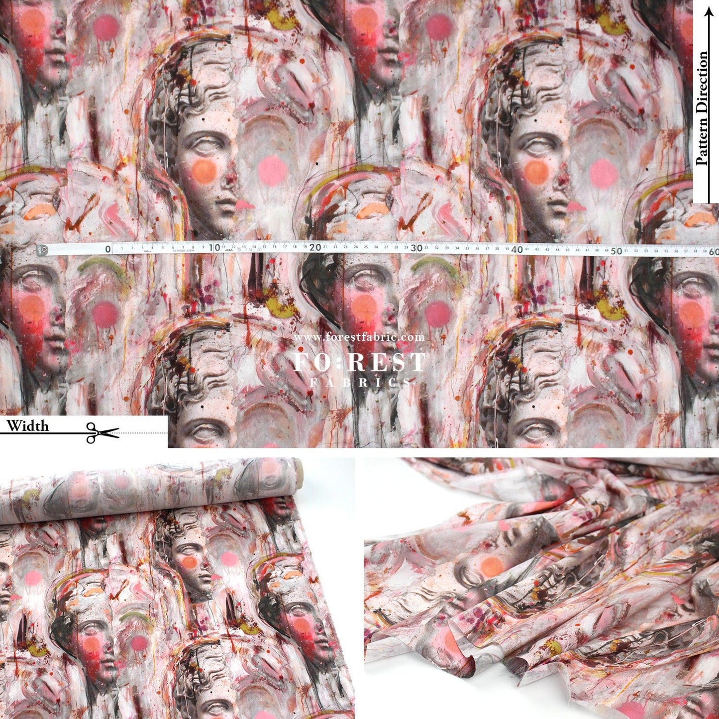 Liberty of London (Cotton Tana Lawn Fabric) - The Muse - FO:REST Fabric 布恩堂Liberty fabrictana lawnjapanese fabricykk zipper
