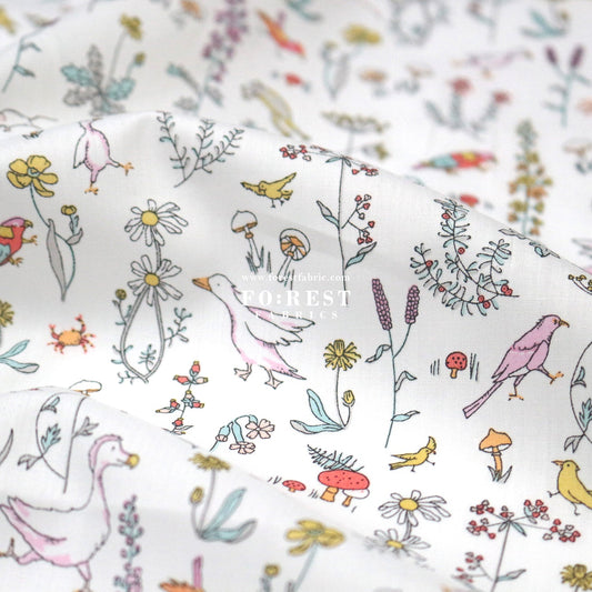 Liberty of London (Cotton Tana Lawn Fabric) - THEO A - FO:REST Fabric 布恩堂Liberty fabrictana lawnjapanese fabricykk zipper