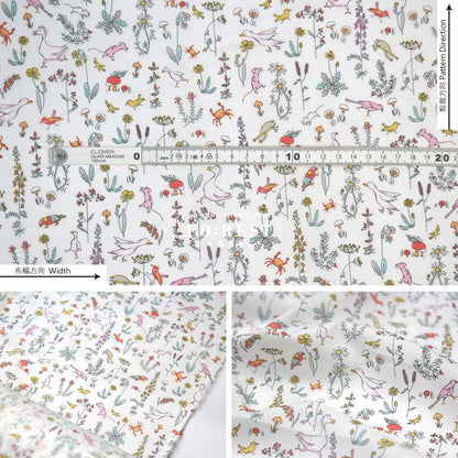 Liberty of London (Cotton Tana Lawn Fabric) - THEO A - FO:REST Fabric 布恩堂Liberty fabrictana lawnjapanese fabricykk zipper