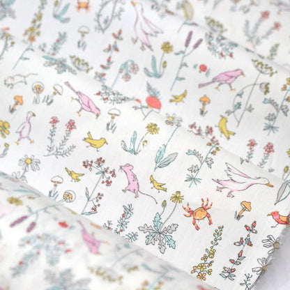 Liberty of London (Cotton Tana Lawn Fabric) - THEO A - FO:REST Fabric 布恩堂Liberty fabrictana lawnjapanese fabricykk zipper
