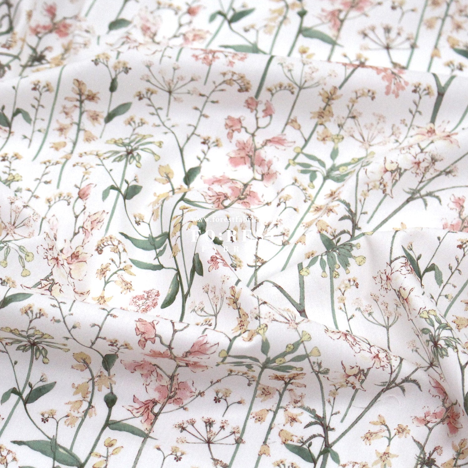 Liberty of London (Cotton Tana Lawn Fabric) - Theodora - FO:REST Fabric 布恩堂Liberty fabrictana lawnjapanese fabricykk zipper