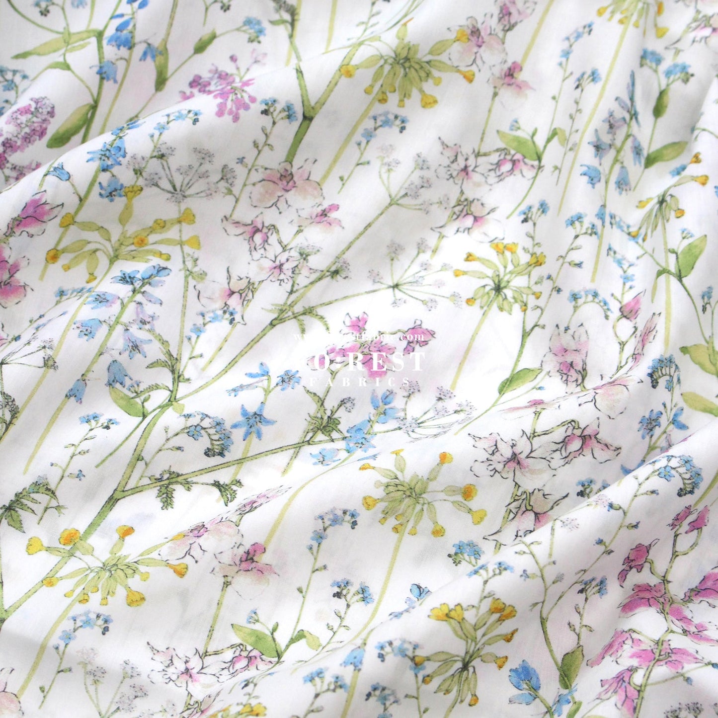 Liberty of London (Cotton Tana Lawn Fabric) - Theodora - FO:REST Fabric 布恩堂Liberty fabrictana lawnjapanese fabricykk zipper