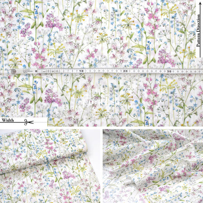Liberty of London (Cotton Tana Lawn Fabric) - Theodora - FO:REST Fabric 布恩堂Liberty fabrictana lawnjapanese fabricykk zipper