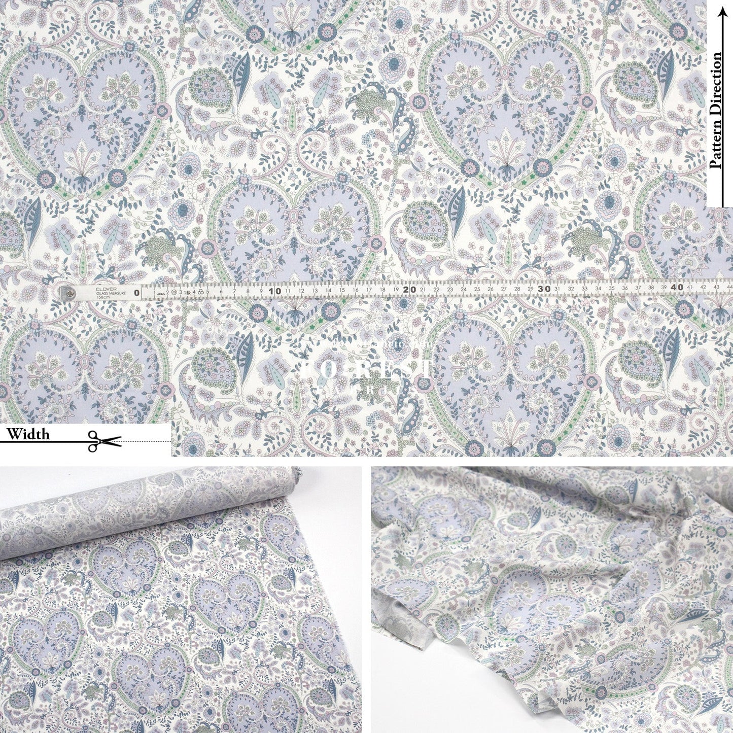Liberty of London (Cotton Tana Lawn Fabric) - Theri kitty - FO:REST Fabric 布恩堂Liberty fabrictana lawnjapanese fabricykk zipper