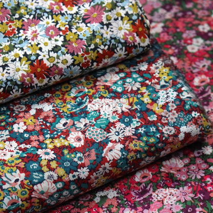 Liberty of London (Cotton Tana Lawn Fabric) - Thorpe Hill - FO:REST Fabric 布恩堂Liberty fabrictana lawnjapanese fabricykk zipper