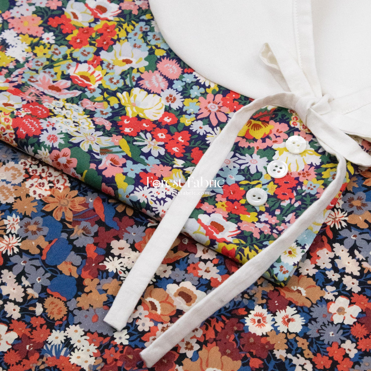 Liberty of London (Cotton Tana Lawn Fabric) - Thorpe - FO:REST Fabric 布恩堂Liberty fabrictana lawnjapanese fabricykk zipper