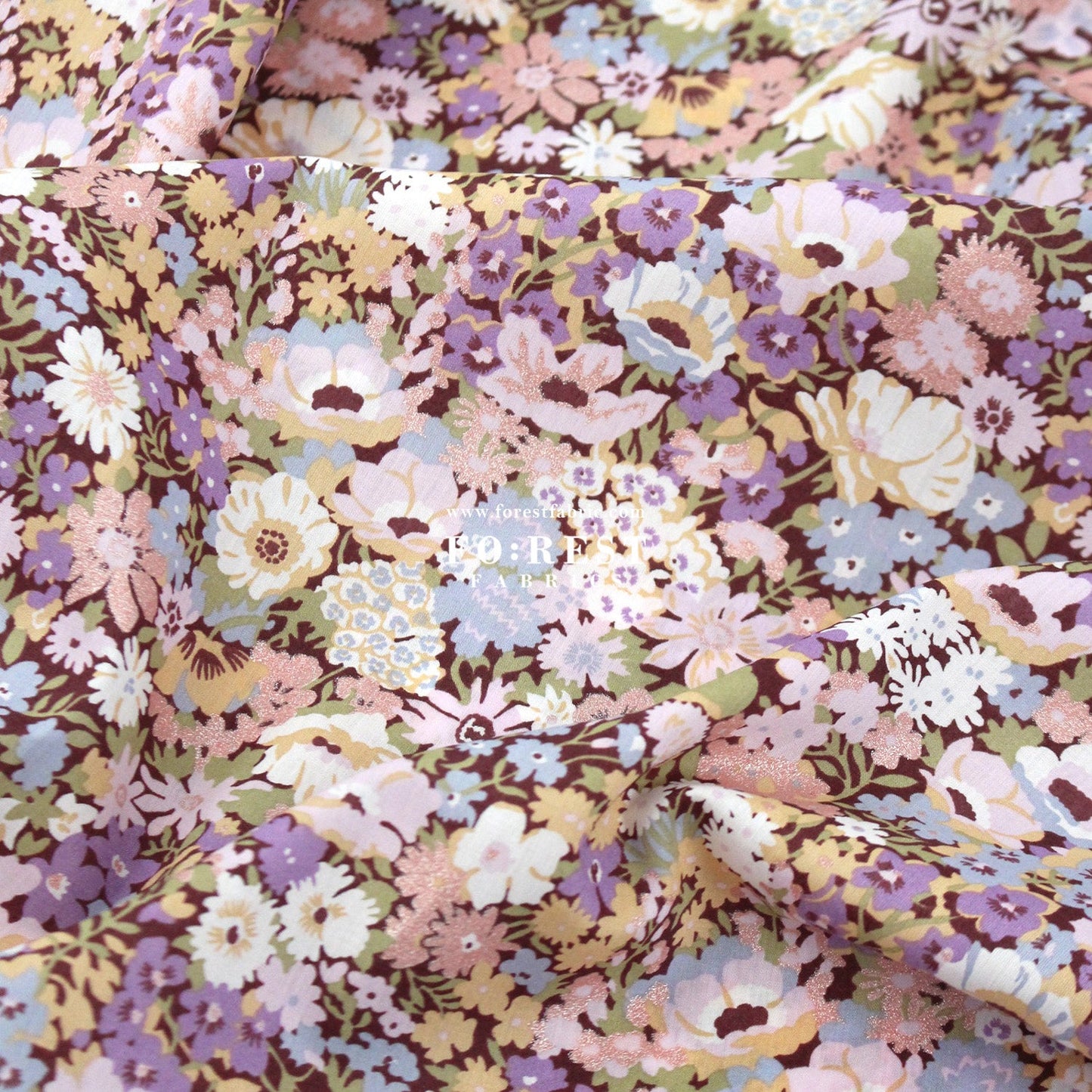 Liberty of London (Cotton Tana Lawn Fabric) - Thorpe - FO:REST Fabric 布恩堂Liberty fabrictana lawnjapanese fabricykk zipper