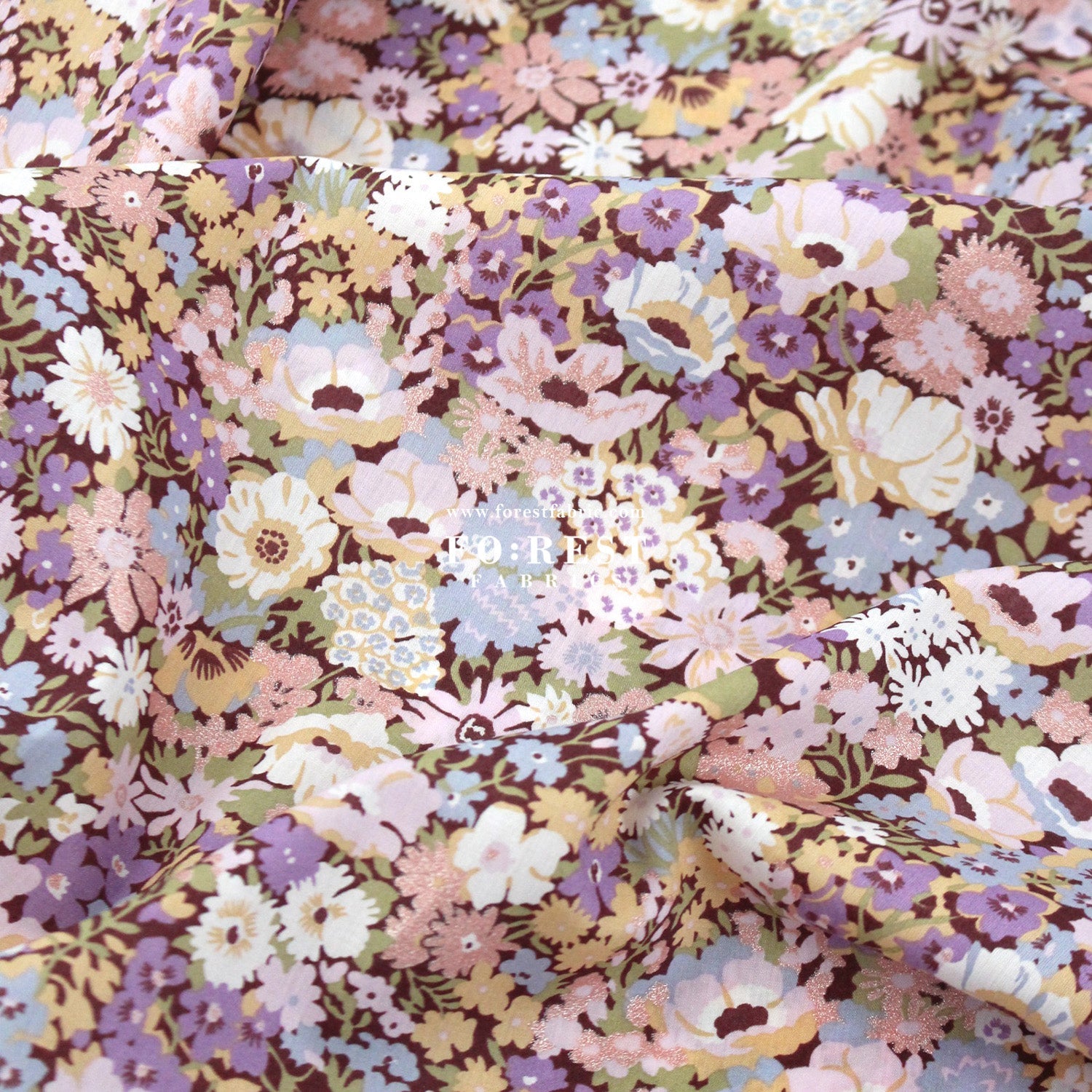 Liberty of London (Cotton Tana Lawn Fabric) - Thorpe - FO:REST Fabric 布恩堂Liberty fabrictana lawnjapanese fabricykk zipper