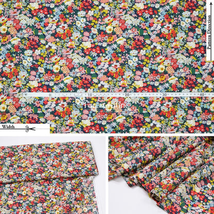 Liberty of London (Cotton Tana Lawn Fabric) - Thorpe - FO:REST Fabric 布恩堂Liberty fabrictana lawnjapanese fabricykk zipper