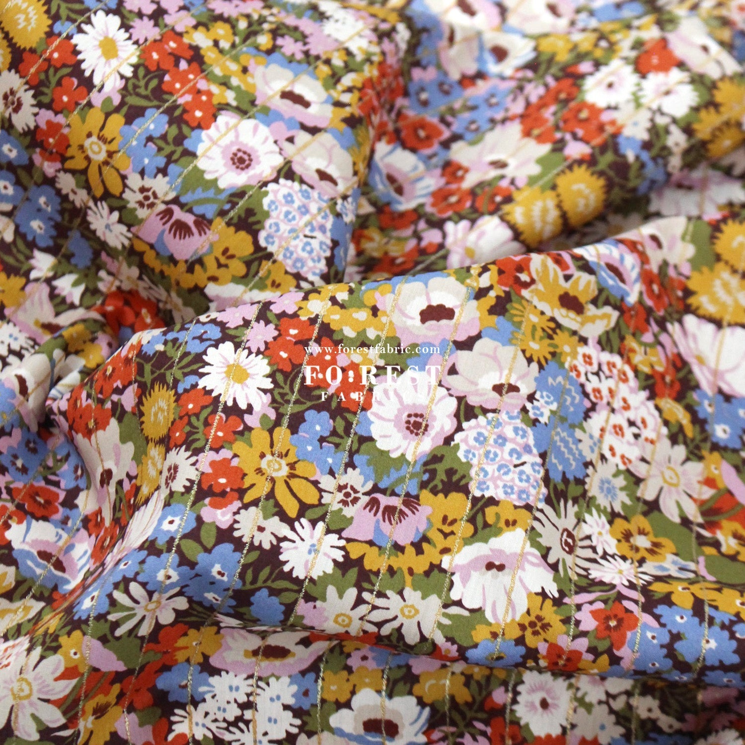 Liberty of London (Cotton Tana Lawn Fabric) - Thorpe - FO:REST Fabric 布恩堂Liberty fabrictana lawnjapanese fabricykk zipper