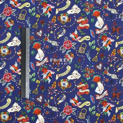 Liberty of London (Cotton Tana Lawn Fabric) - True Love - FO:REST Fabric 布恩堂Liberty fabrictana lawnjapanese fabricykk zipper