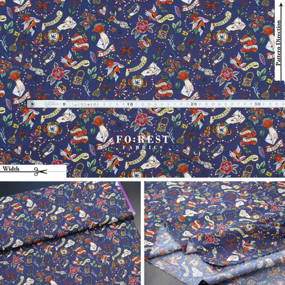 Liberty of London (Cotton Tana Lawn Fabric) - True Love - FO:REST Fabric 布恩堂Liberty fabrictana lawnjapanese fabricykk zipper