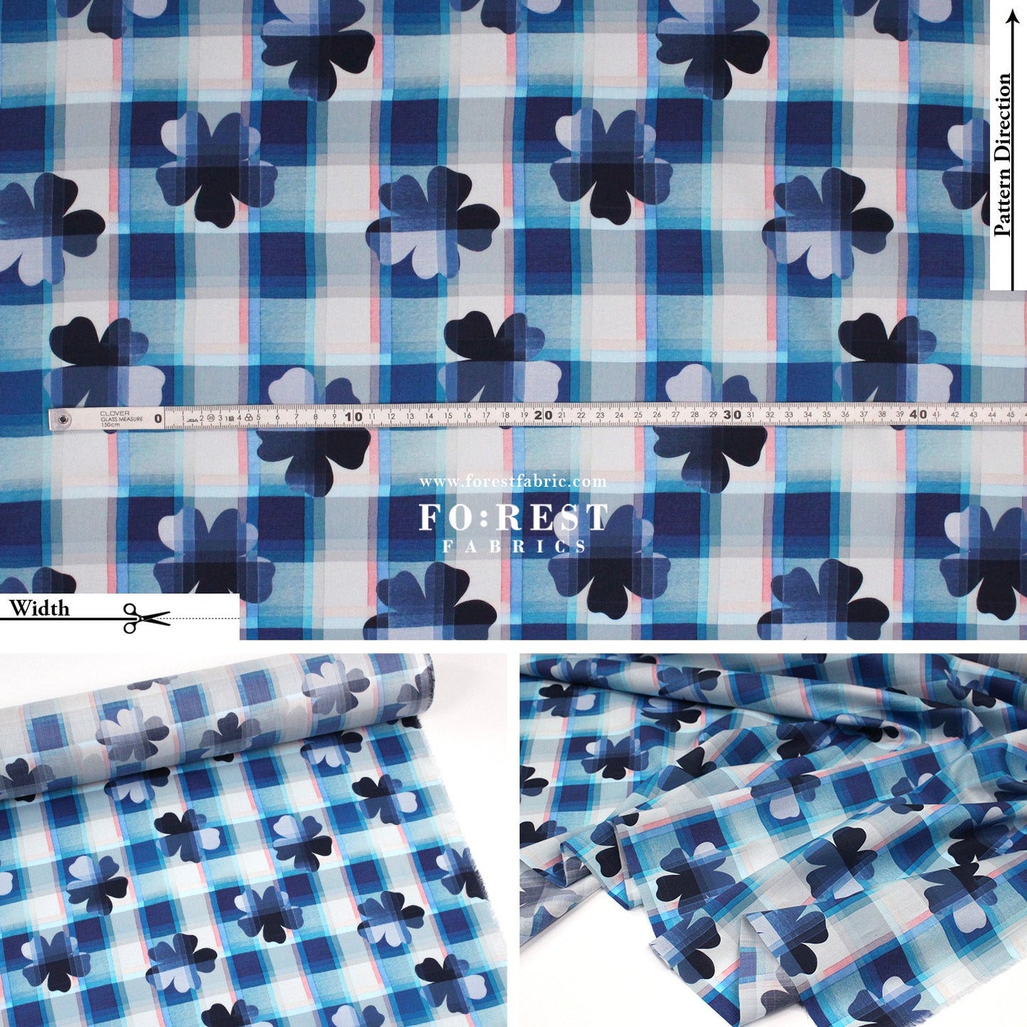 Liberty of London (Cotton Tana Lawn Fabric) - Tudor Petals - FO:REST Fabric 布恩堂Liberty fabrictana lawnjapanese fabricykk zipper