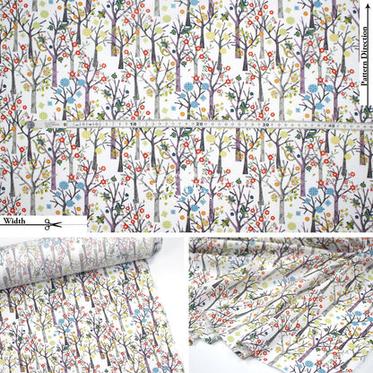 Liberty of London (Cotton Tana Lawn Fabric) - Tuesday Trees - FO:REST Fabric 布恩堂Liberty fabrictana lawnjapanese fabricykk zipper