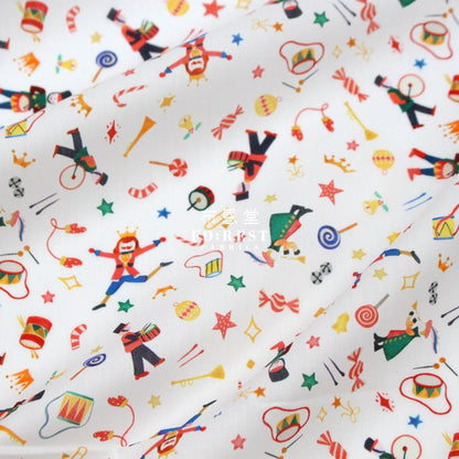 Liberty of London (Cotton Tana Lawn Fabric) - Tumbling toys MILKY - FO:REST Fabric 布恩堂Liberty fabrictana lawnjapanese fabricykk zipper