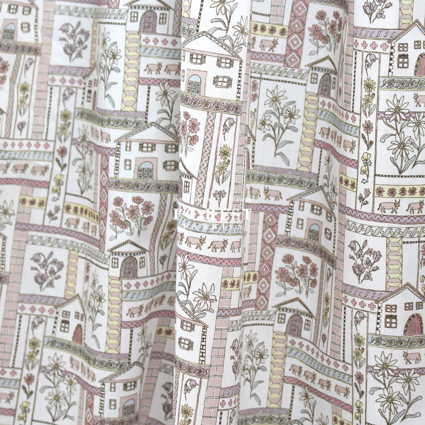 Liberty of London (Cotton Tana Lawn Fabric) - Ursli Purple - FO:REST Fabric 布恩堂Liberty fabrictana lawnjapanese fabricykk zipper