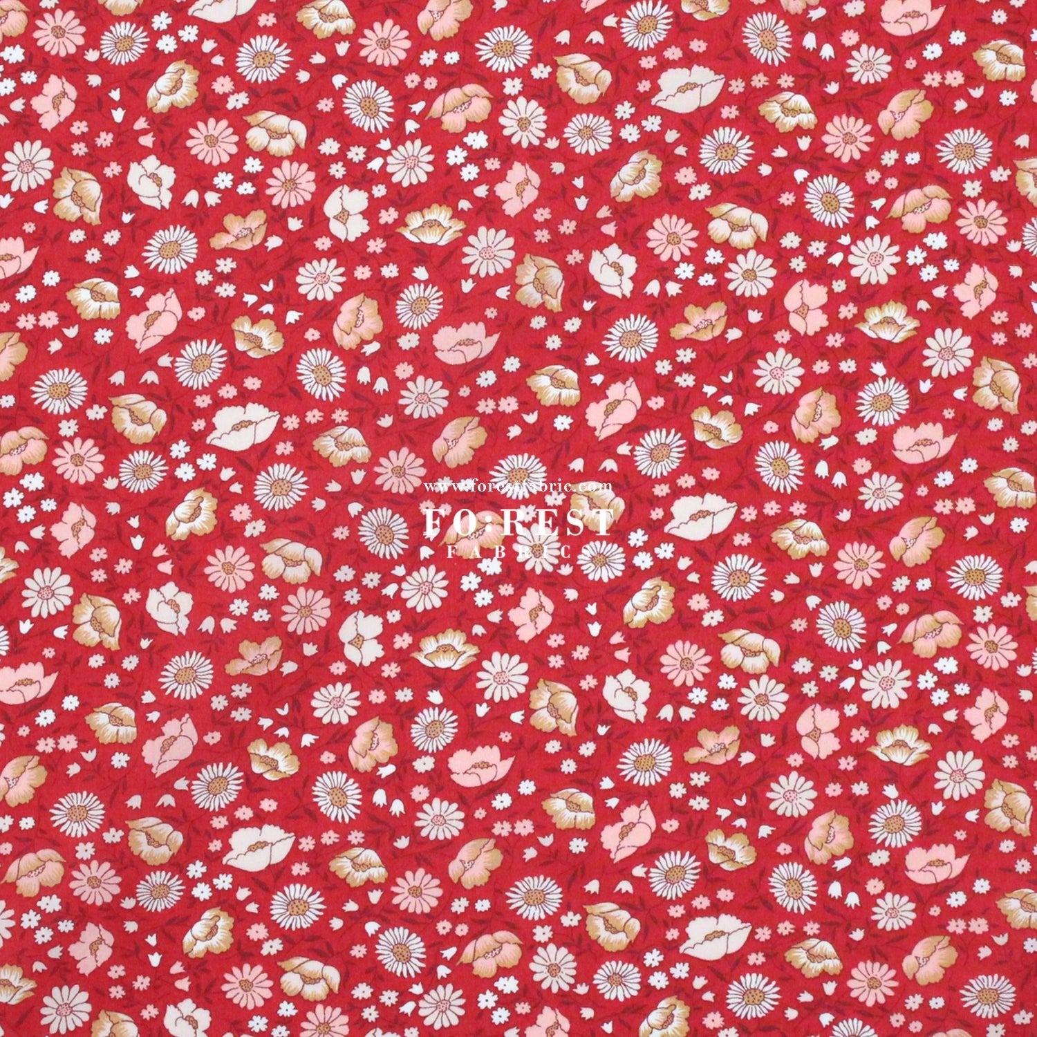 Liberty of London (Cotton Tana Lawn Fabric) - Veronica C - FO:REST Fabric 布恩堂Liberty fabrictana lawnjapanese fabricykk zipper