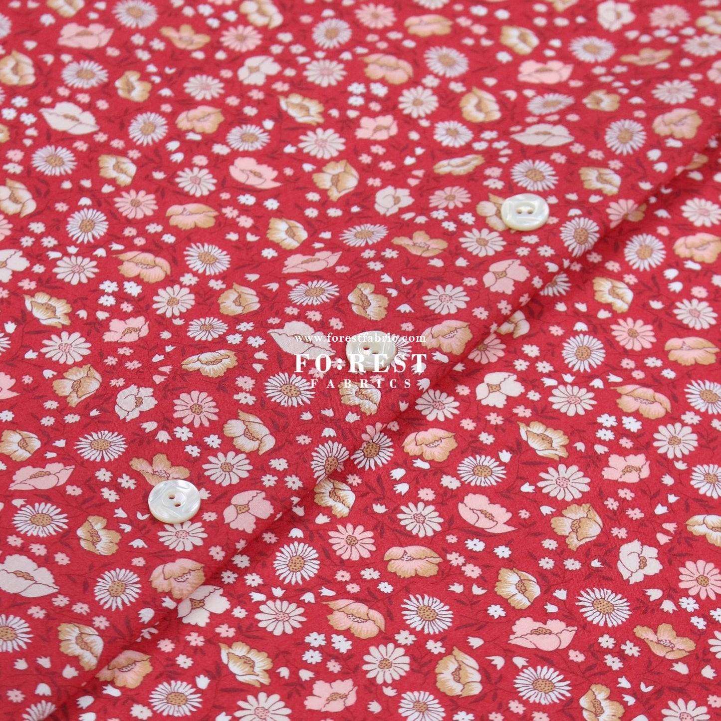 Liberty of London (Cotton Tana Lawn Fabric) - Veronica C - FO:REST Fabric 布恩堂Liberty fabrictana lawnjapanese fabricykk zipper