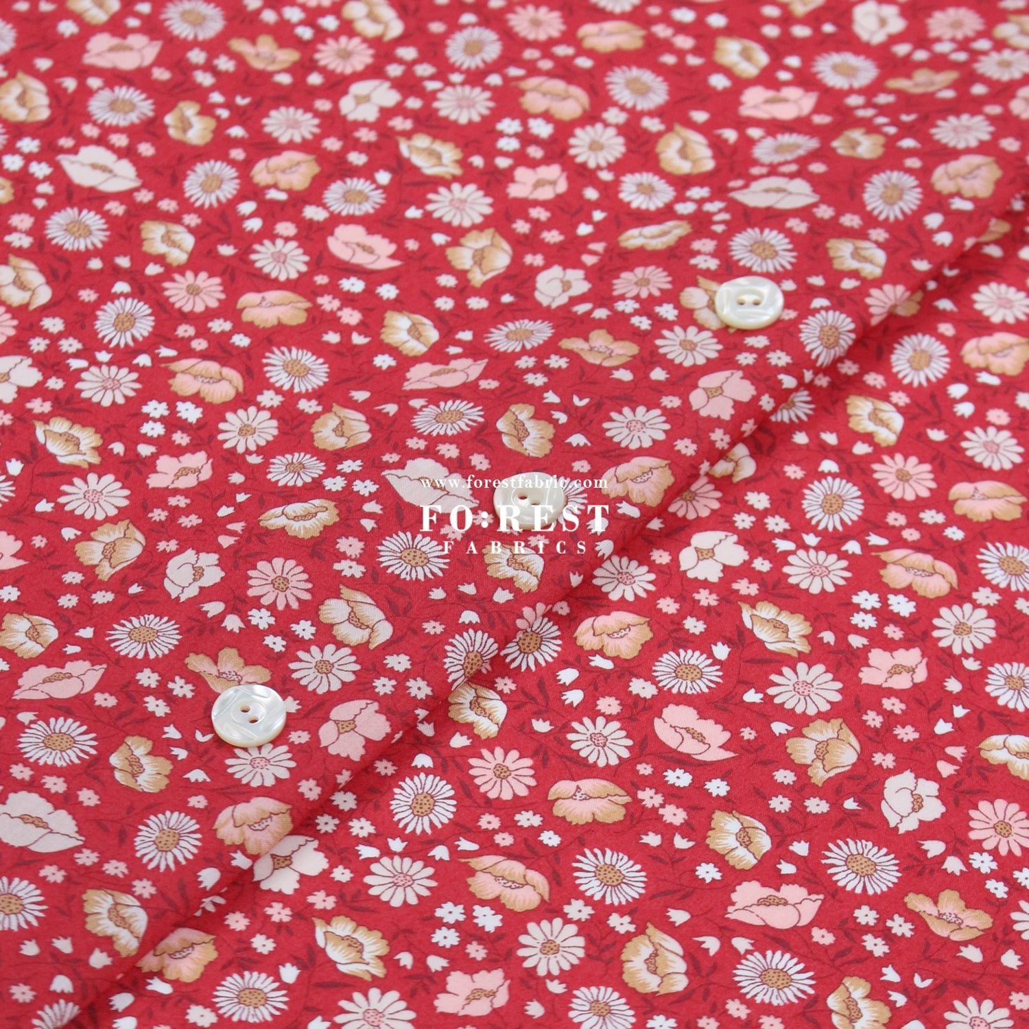 Liberty of London (Cotton Tana Lawn Fabric) - Veronica C - FO:REST Fabric 布恩堂Liberty fabrictana lawnjapanese fabricykk zipper