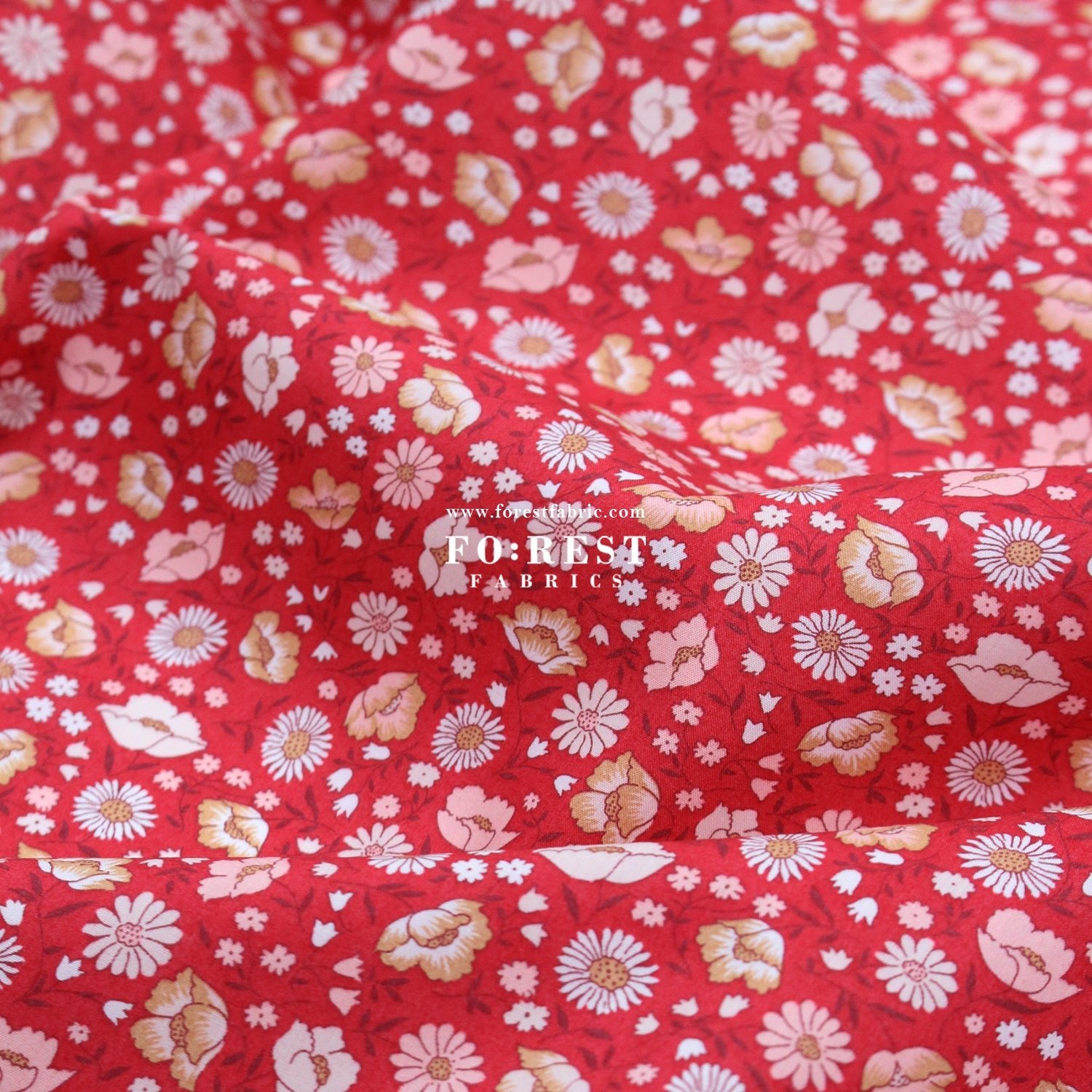 Liberty of London (Cotton Tana Lawn Fabric) - Veronica C - FO:REST Fabric 布恩堂Liberty fabrictana lawnjapanese fabricykk zipper