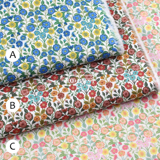 Liberty of London (Cotton Tana Lawn Fabric) - Vigers' Sketch - FO:REST Fabric 布恩堂Liberty fabrictana lawnjapanese fabricykk zipper