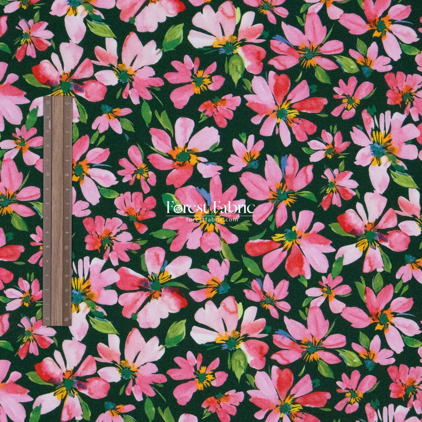 Liberty of London (Cotton Tana Lawn Fabric) - Watercolour Petals - FO:REST Fabric 布恩堂Liberty fabrictana lawnjapanese fabricykk zipper