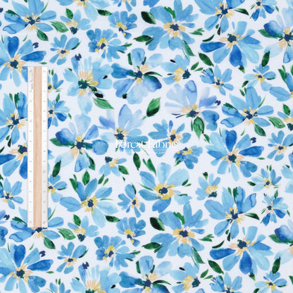 Liberty of London (Cotton Tana Lawn Fabric) - Watercolour Petals - FO:REST Fabric 布恩堂Liberty fabrictana lawnjapanese fabricykk zipper
