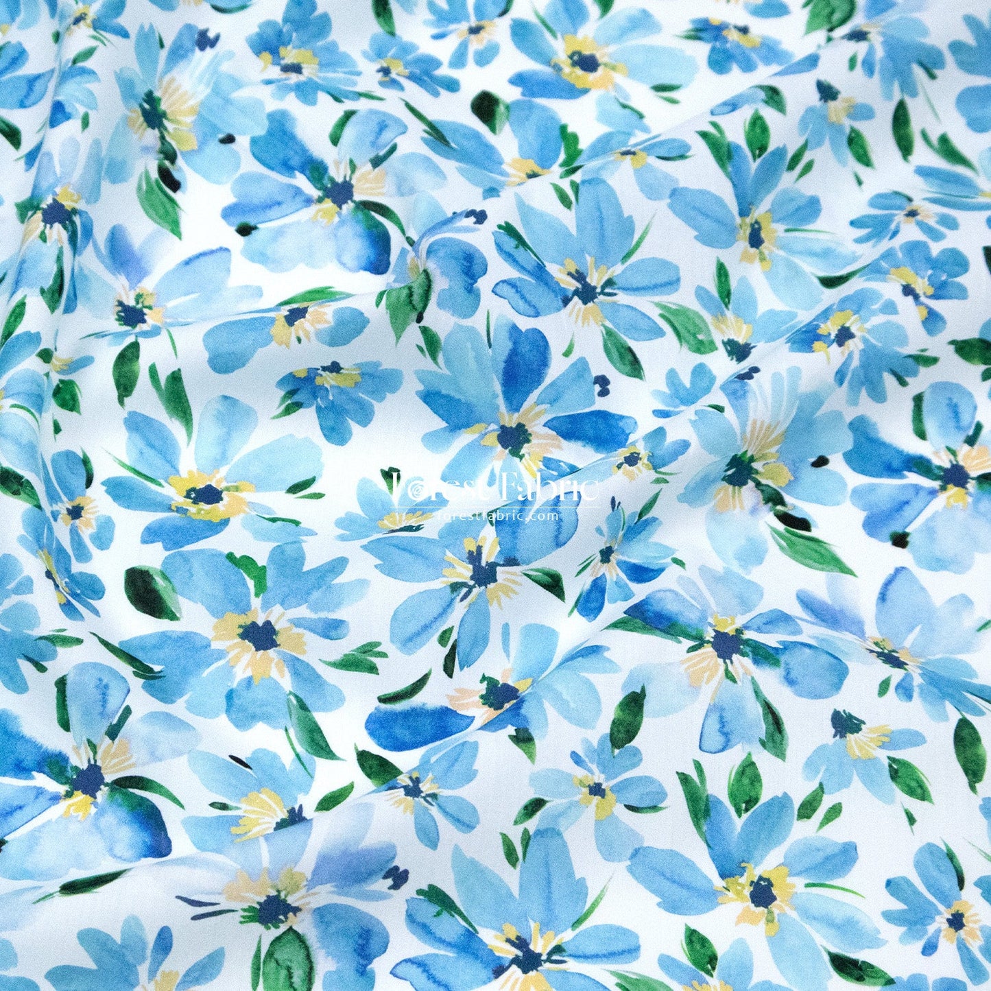 Liberty of London (Cotton Tana Lawn Fabric) - Watercolour Petals - FO:REST Fabric 布恩堂Liberty fabrictana lawnjapanese fabricykk zipper