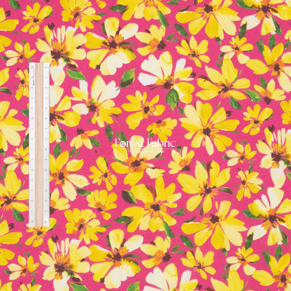 Liberty of London (Cotton Tana Lawn Fabric) - Watercolour Petals - FO:REST Fabric 布恩堂Liberty fabrictana lawnjapanese fabricykk zipper