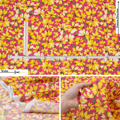 Liberty of London (Cotton Tana Lawn Fabric) - Watercolour Petals - FO:REST Fabric 布恩堂Liberty fabrictana lawnjapanese fabricykk zipper