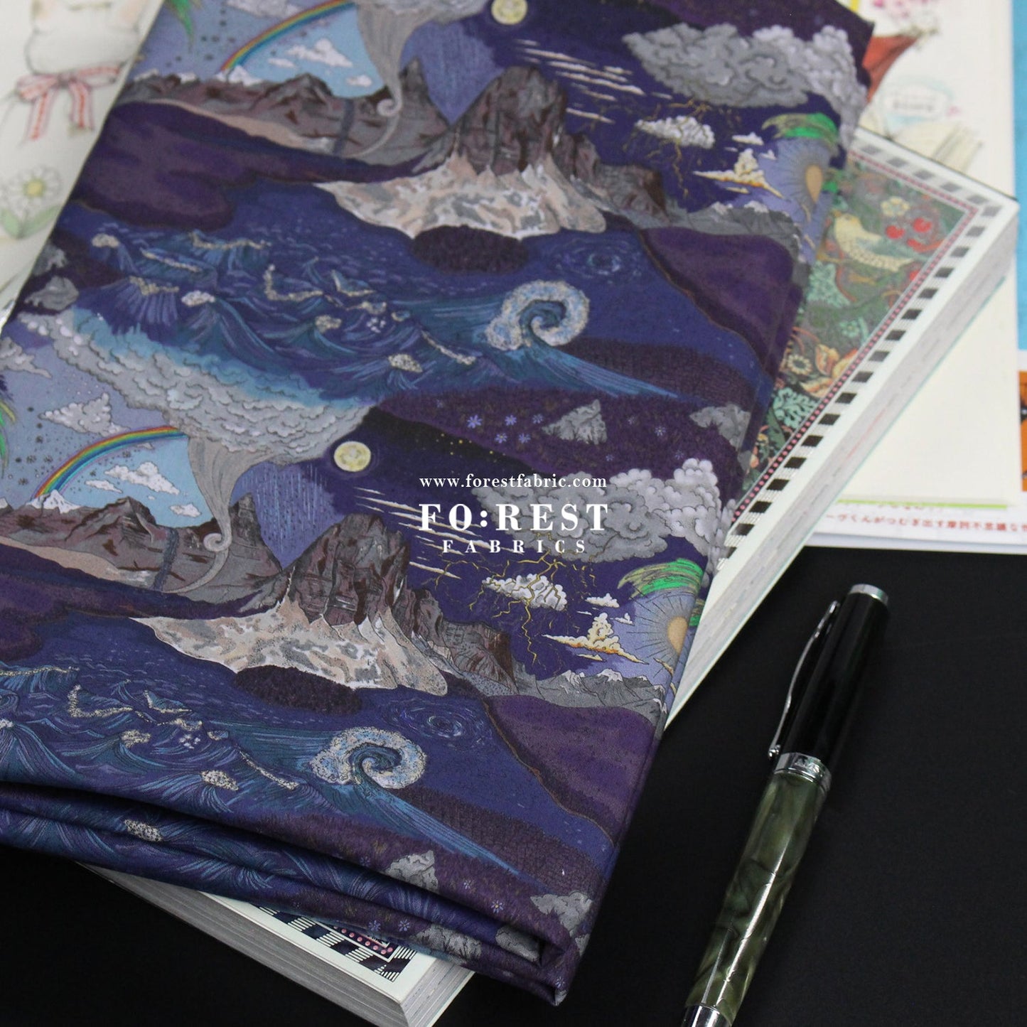 Liberty of London (Cotton Tana Lawn Fabric) - Weather Wonderland - FO:REST Fabric 布恩堂Liberty fabrictana lawnjapanese fabricykk zipper