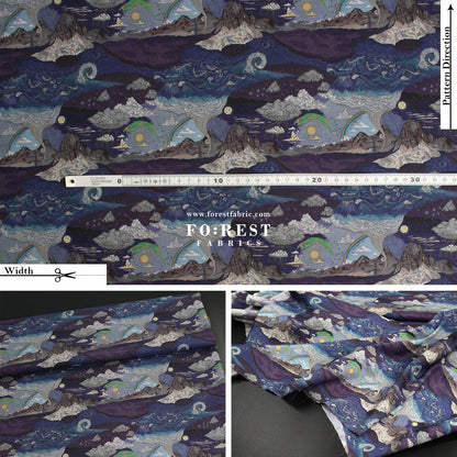 Liberty of London (Cotton Tana Lawn Fabric) - Weather Wonderland - FO:REST Fabric 布恩堂Liberty fabrictana lawnjapanese fabricykk zipper