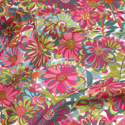 Liberty of London (Cotton Tana Lawn Fabric) - Willows Garden B - FO:REST Fabric 布恩堂Liberty fabrictana lawnjapanese fabricykk zipper